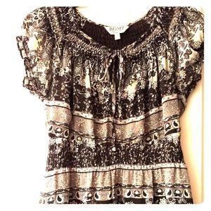 Black and white dress